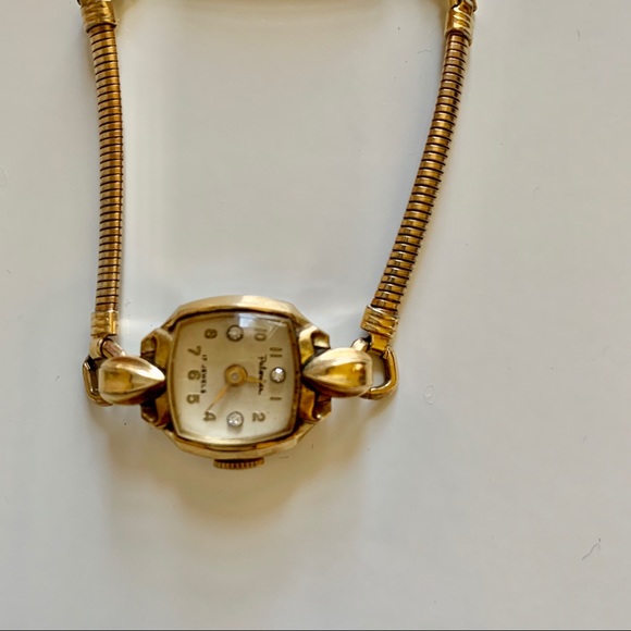 VINTAGE PALOMAR WATCH with Rhinestones - Picture 2 of 8